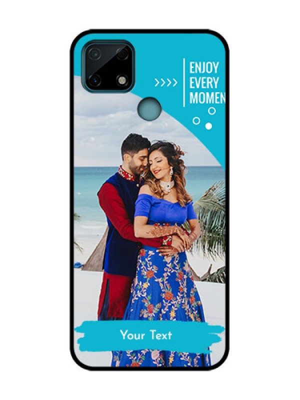 Custom Realme Narzo 30A Custom Metal Phone Case - Happy Moment Design
