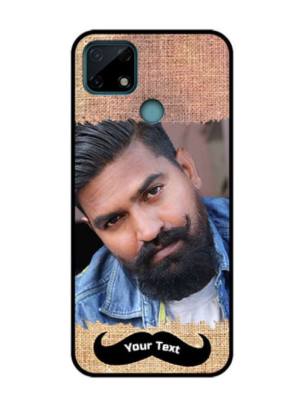 Custom Realme Narzo 30A Custom Metal Phone Case - With Texture Design