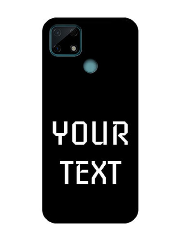 Custom Realme Narzo 30A Custom Metal Phone Case - Your Name Design