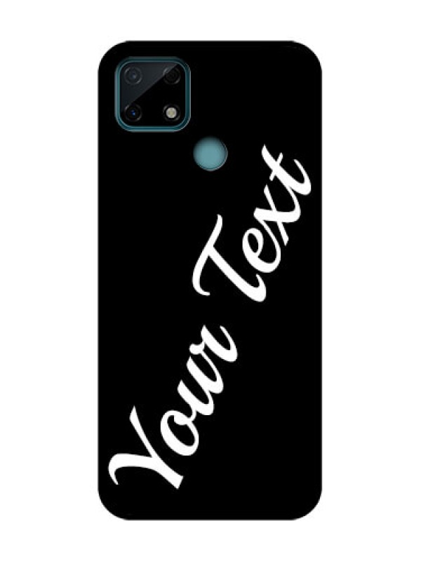 Custom Realme Narzo 30A Custom Metal Phone Case - With Your Name Design