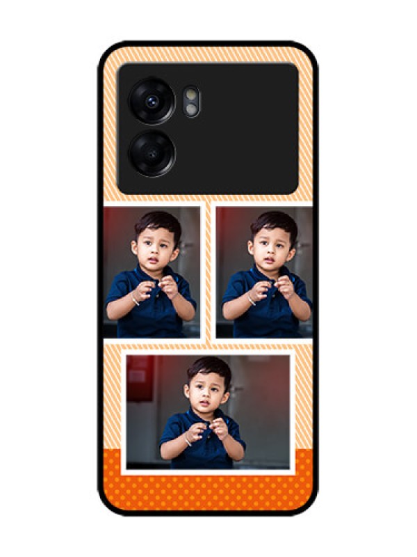 Custom Realme Narzo 50 5G Custom Metal Phone Case - Bulk Photos Upload Design