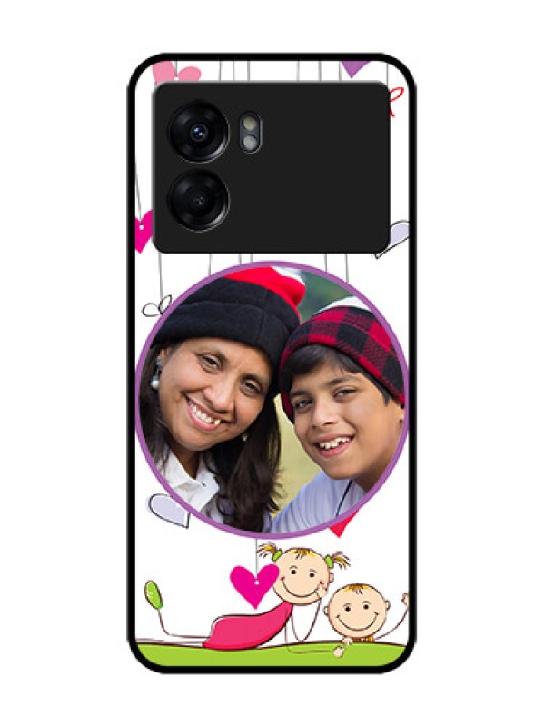 Custom Realme Narzo 50 5G Custom Metal Phone Case - Cute Kids Phone Case Design