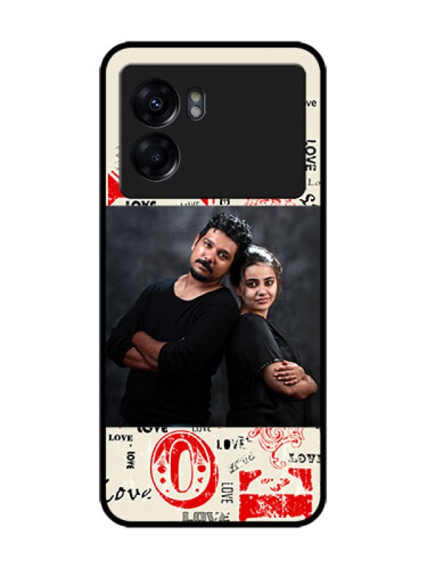 Custom Realme Narzo 50 5G Custom Metal Phone Case - Trendy Love Design Case