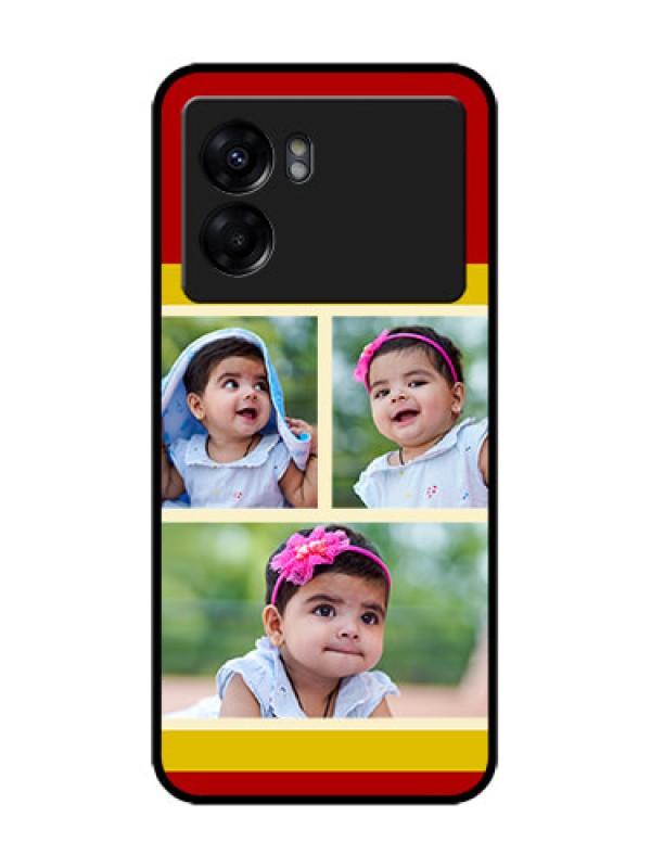 Custom Realme Narzo 50 5G Custom Metal Phone Case - Multiple Pic Upload Design