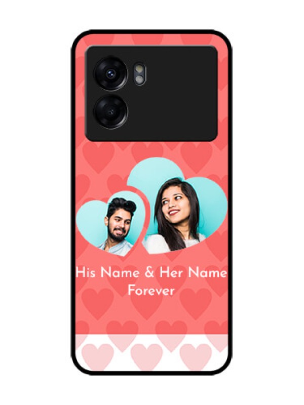 Custom Realme Narzo 50 5G Custom Metal Phone Case - Couple Pic Upload Design