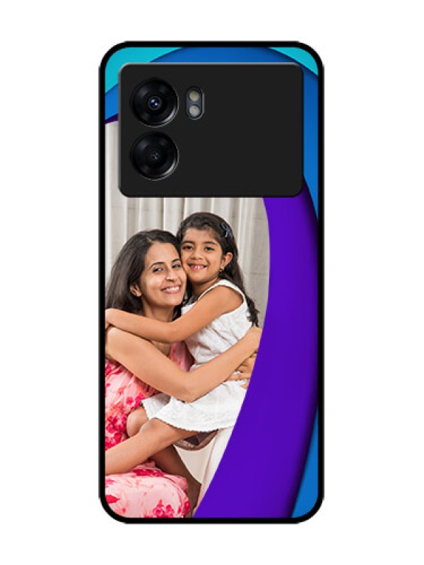 Custom Realme Narzo 50 5G Custom Metal Phone Case - Simple Pattern Design