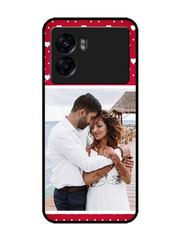 Custom Realme Narzo 50 5G Custom Metal Phone Case - Hearts Mobile Case Design