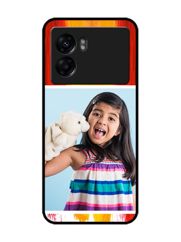 Custom Realme Narzo 50 5G Custom Metal Phone Case - Multi Color Design