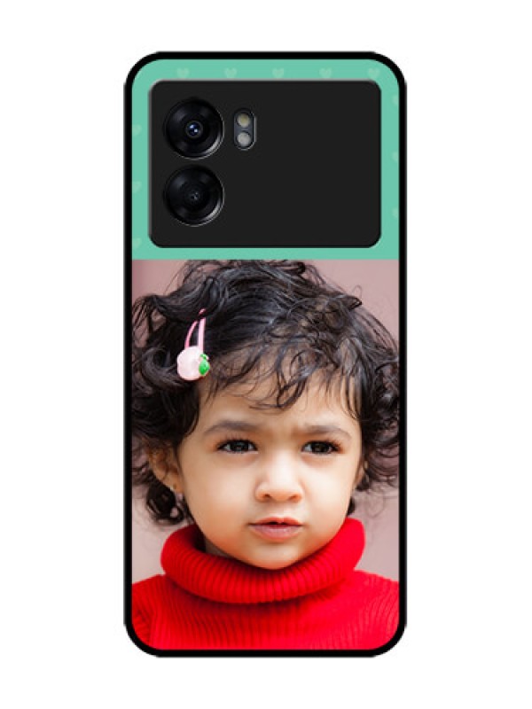 Custom Realme Narzo 50 5G Custom Metal Phone Case - Lovers Picture Design