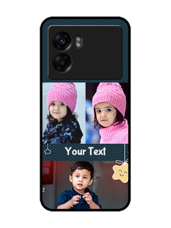 Custom Realme Narzo 50 5G Custom Metal Phone Case - Hanging Stars Design