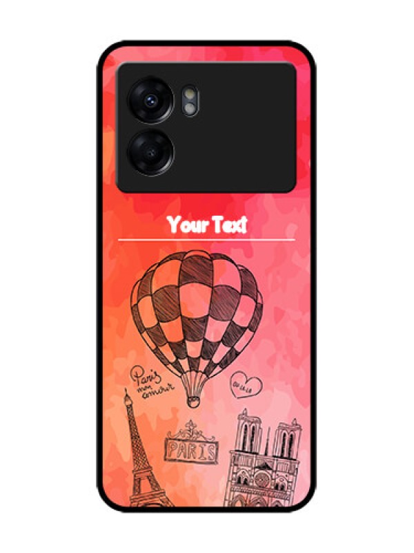 Custom Realme Narzo 50 5G Custom Metal Phone Case - Paris Theme Design