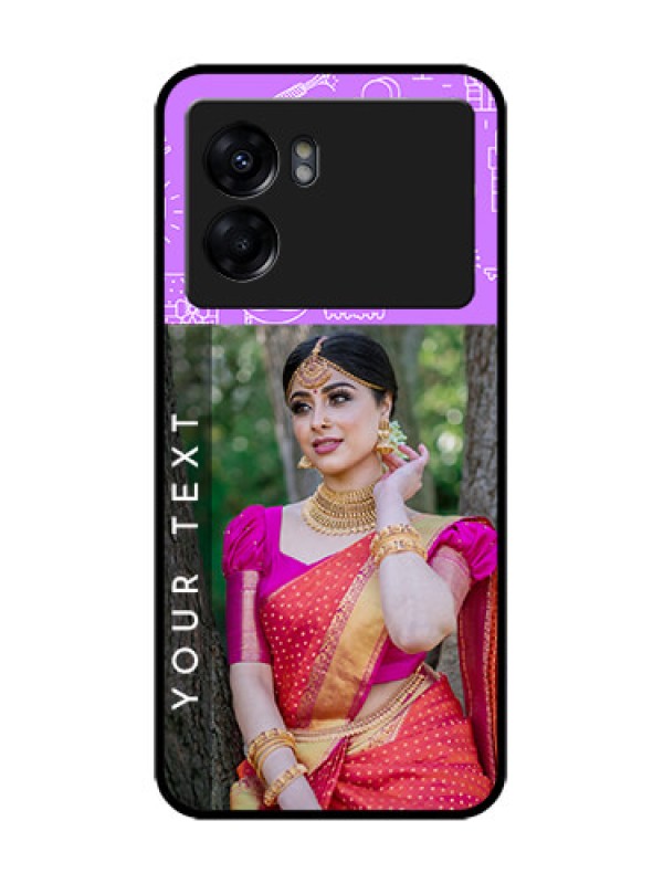 Custom Realme Narzo 50 5G Custom Metal Phone Case - Birthday Icons Design