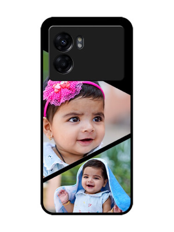 Custom Realme Narzo 50 5G Custom Metal Phone Case - Semi Cut Design