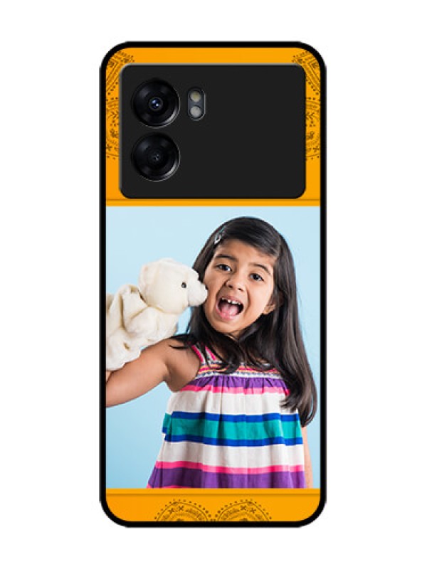 Custom Realme Narzo 50 5G Custom Metal Phone Case - Photo Wedding Design