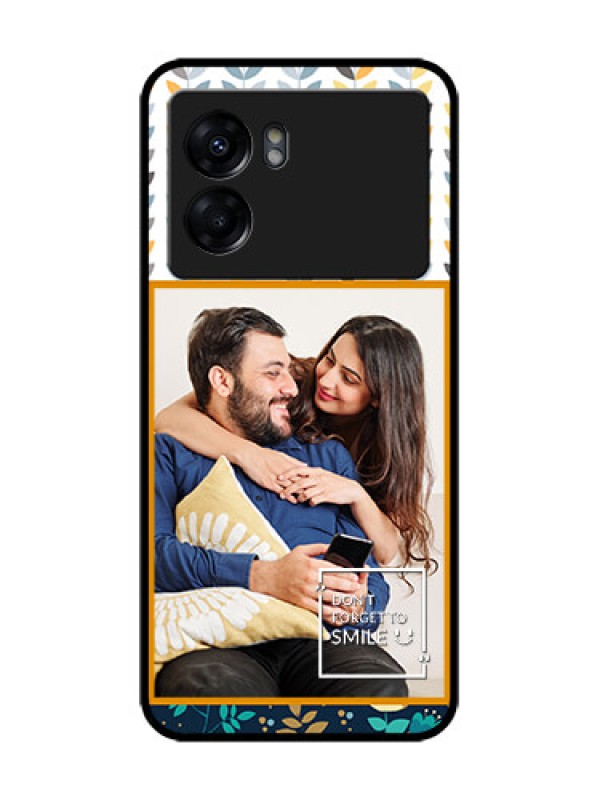 Custom Realme Narzo 50 5G Custom Metal Phone Case - Pattern Design