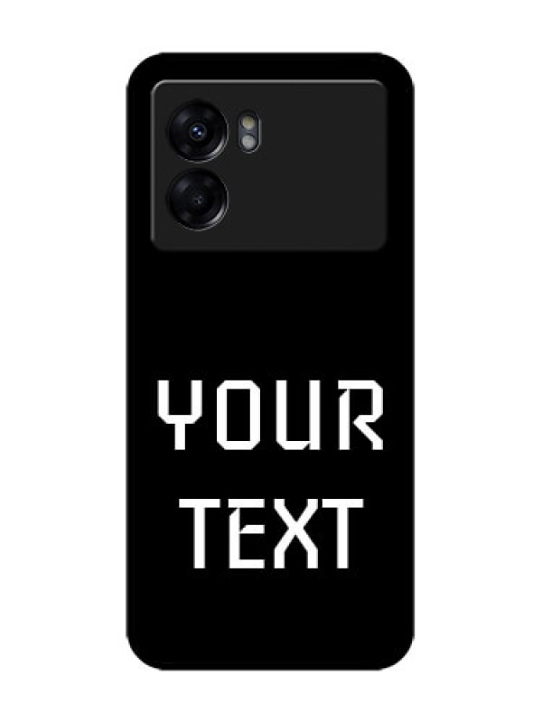 Custom Realme Narzo 50 5G Custom Metal Phone Case - Your Name Design