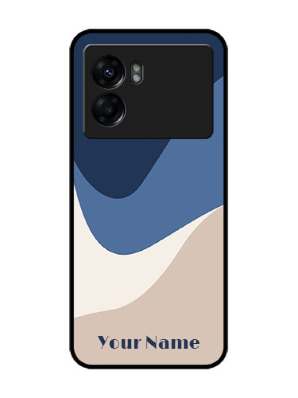 Custom Realme Narzo 50 5G Custom Metal Phone Case - Abstract Drip Art Design