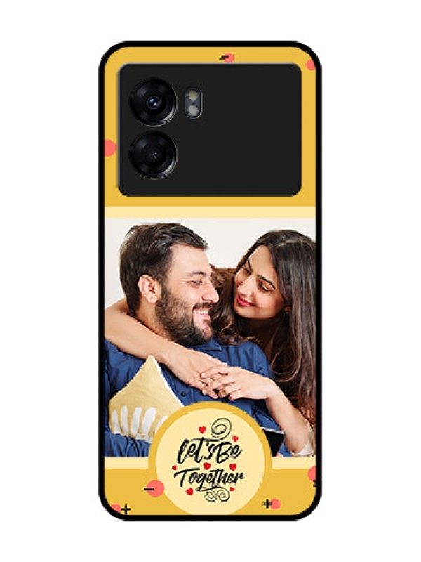 Custom Realme Narzo 50 5G Custom Metal Phone Case - Lets Be Together Design