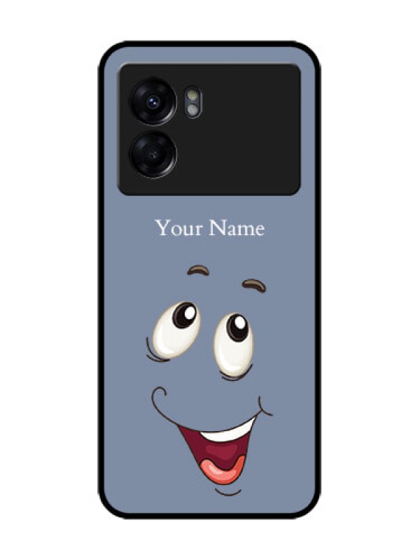 Custom Realme Narzo 50 5G Custom Metal Phone Case - Laughing Cartoon Face Design
