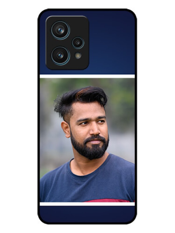 Custom Realme Narzo 50 Pro 5G Custom Metal Phone Case - Simple Royal Blue Design