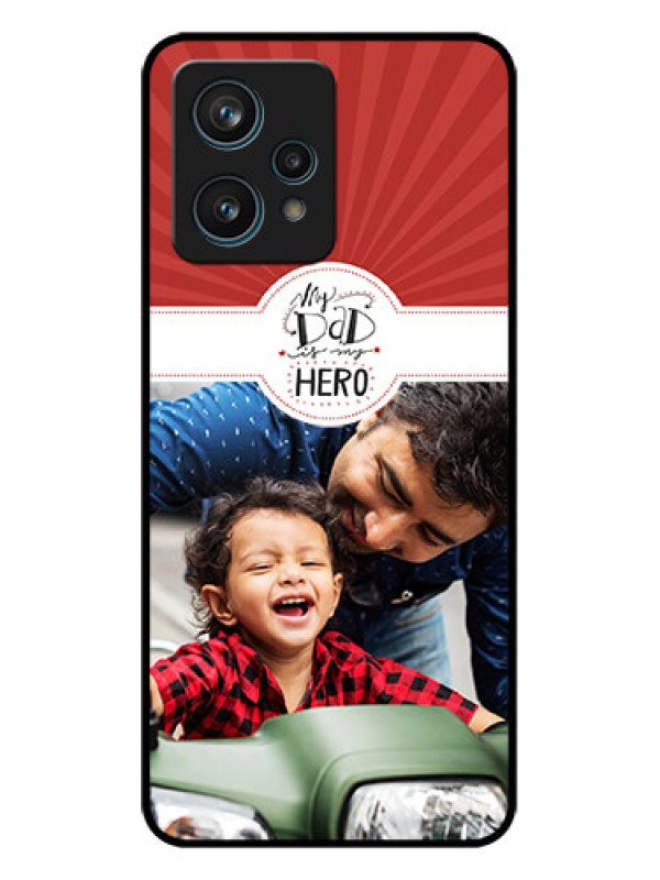 Custom Realme Narzo 50 Pro 5G Custom Metal Phone Case - My Dad Hero Design