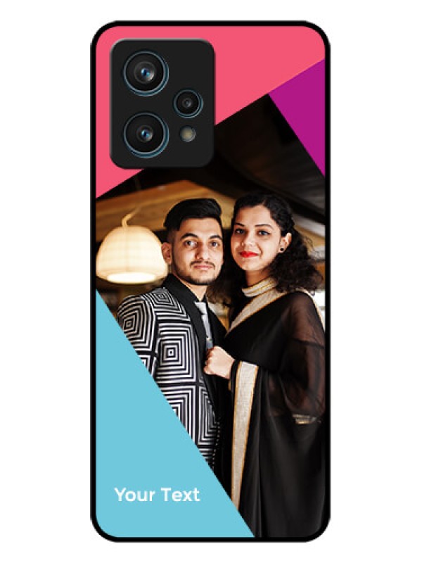 Custom Realme Narzo 50 Pro 5G Custom Metal Phone Case - Stacked Triple Colour Design