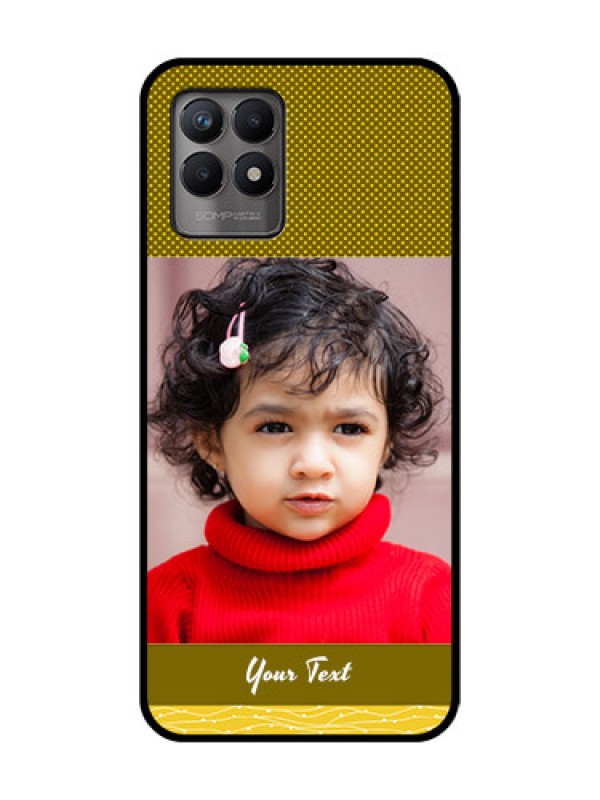 Custom Realme Narzo 50 Custom Metal Phone Case - Simple Green Color Design