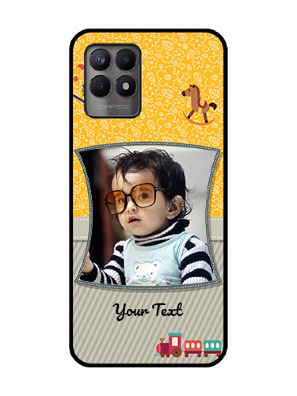 Custom Realme Narzo 50 Custom Metal Phone Case - Baby Picture Upload Design