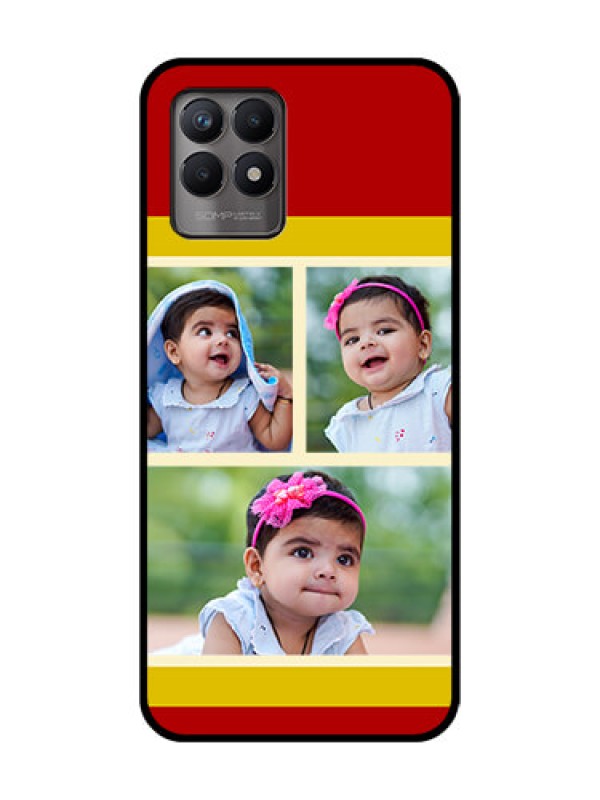 Custom Realme Narzo 50 Custom Metal Phone Case - Multiple Pic Upload Design