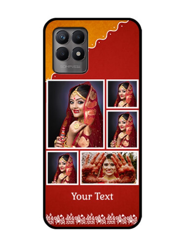 Custom Realme Narzo 50 Custom Metal Phone Case - Wedding Pic Upload Design