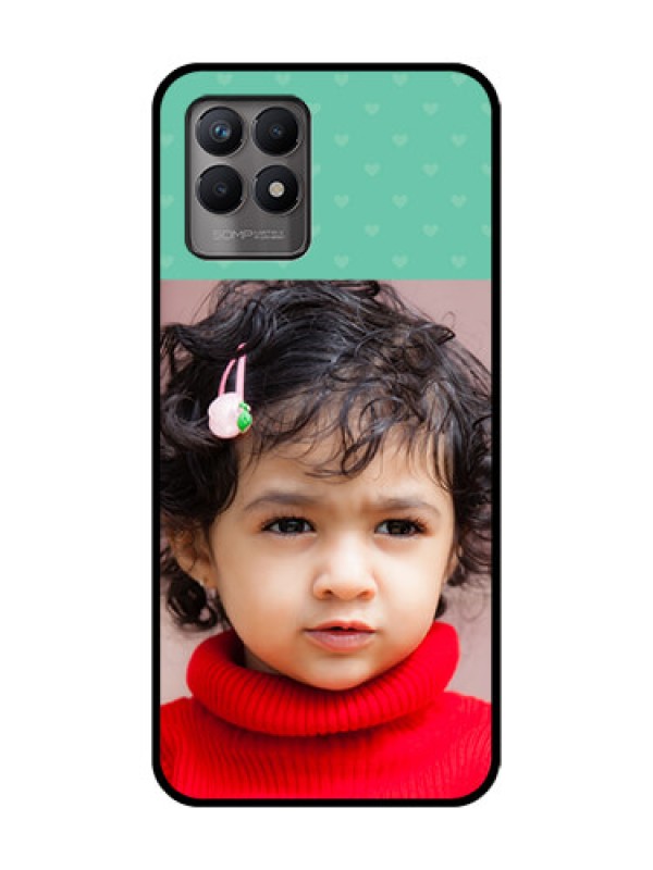 Custom Realme Narzo 50 Custom Metal Phone Case - Lovers Picture Design