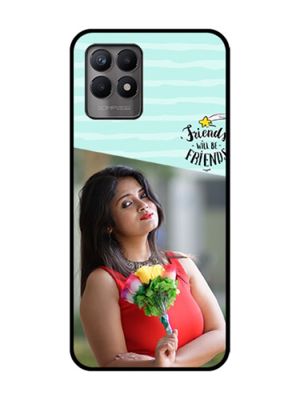 Custom Realme Narzo 50 Custom Metal Phone Case - Friends Picture Icon Design