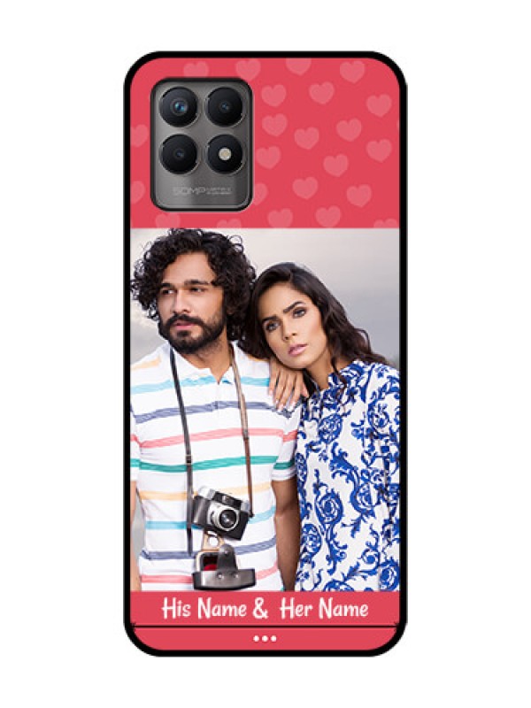 Custom Realme Narzo 50 Custom Metal Phone Case - Simple Love Design