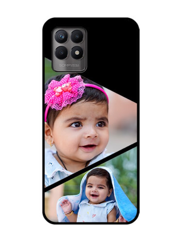 Custom Realme Narzo 50 Custom Metal Phone Case - Semi Cut Design