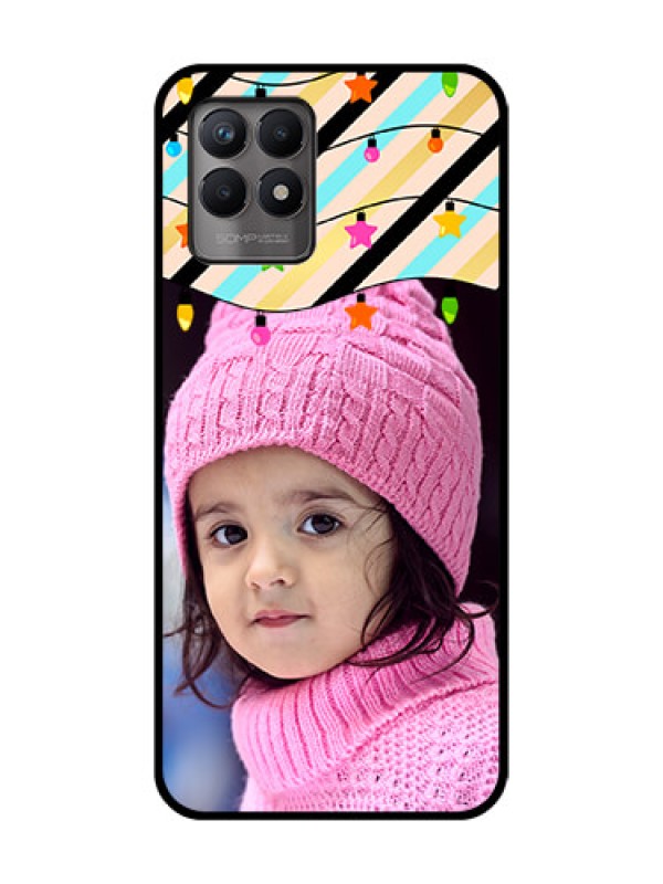 Custom Realme Narzo 50 Custom Metal Phone Case - Lights Hanging Design