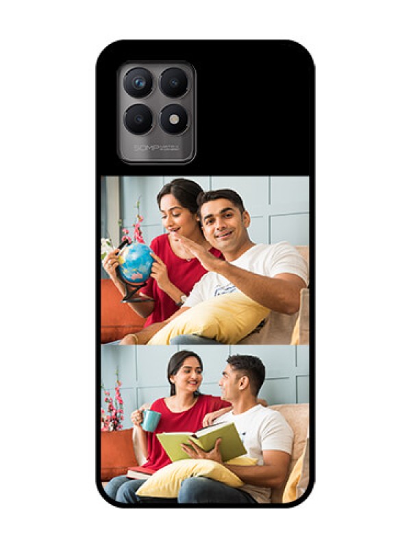 Custom Realme Narzo 50 Custom Metal Phone Case - 2 Images Design