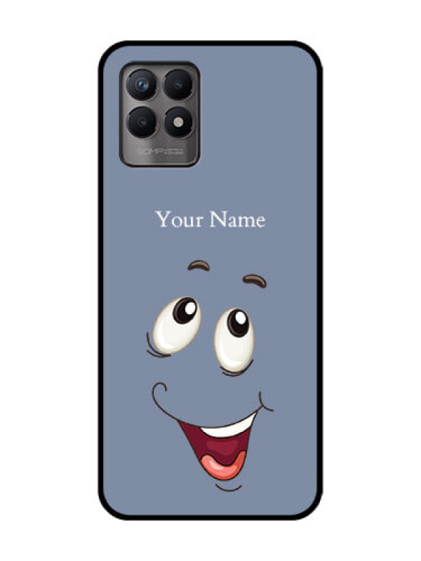 Custom Realme Narzo 50 Custom Metal Phone Case - Laughing Cartoon Face Design
