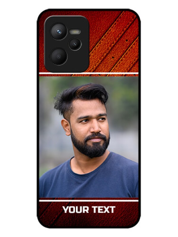 Custom Realme Narzo 50A Prime Custom Metal Phone Case - Leather Phone Case Design