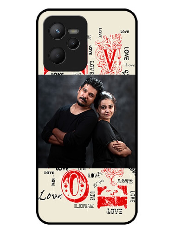 Custom Realme Narzo 50A Prime Custom Metal Phone Case - Trendy Love Design Case