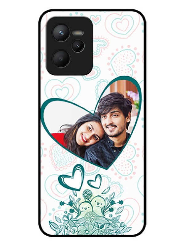 Custom Realme Narzo 50A Prime Custom Metal Phone Case - Premium Couple Design