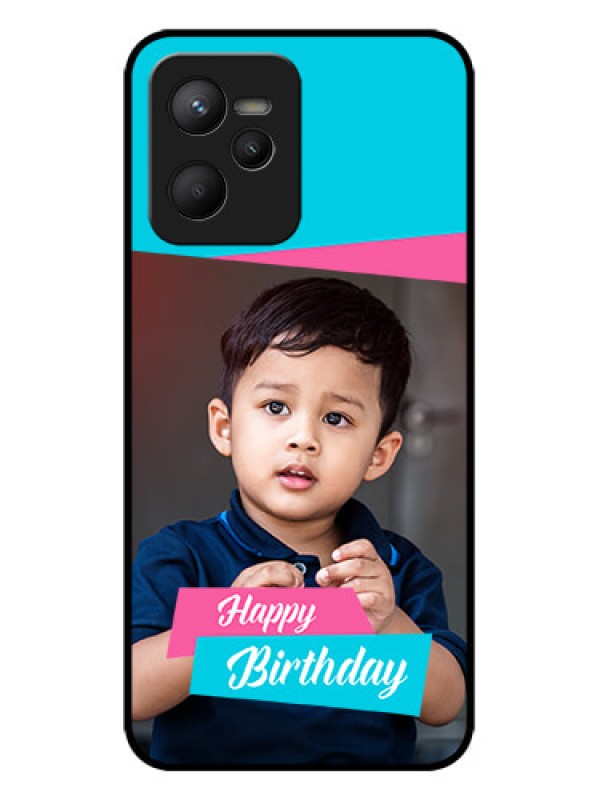 Custom Realme Narzo 50A Prime Custom Metal Phone Case - Image Holder With 2 Color Design