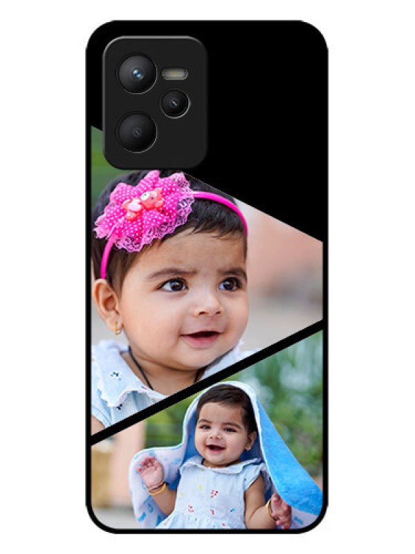 Custom Realme Narzo 50A Prime Custom Metal Phone Case - Semi Cut Design