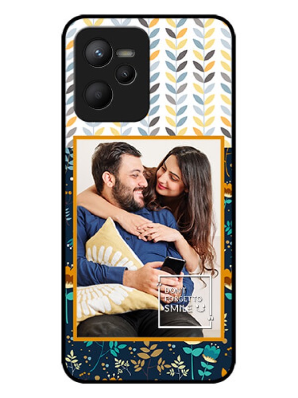 Custom Realme Narzo 50A Prime Custom Metal Phone Case - Pattern Design