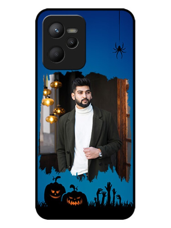 Custom Realme Narzo 50A Prime Custom Metal Phone Case - With Pro Halloween Design