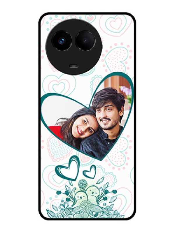 Custom Realme Narzo 60x 5G Custom Metal Phone Case - Premium Couple Design