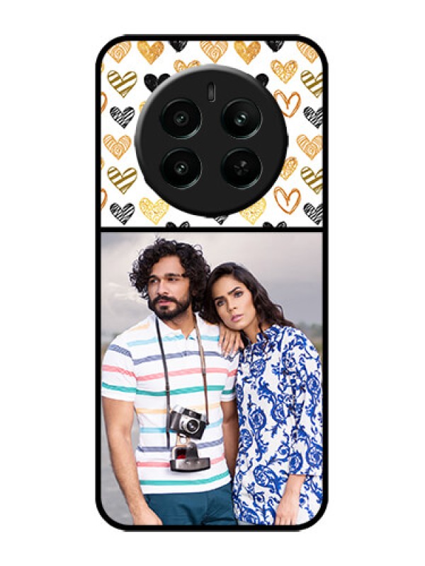 Custom Realme Narzo 70 5G Custom Metal Phone Case - Love Symbol Design