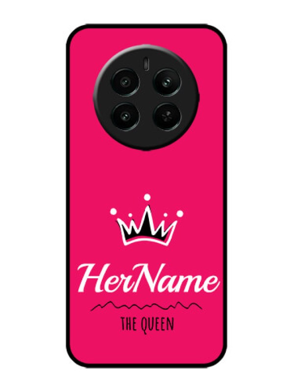 Custom Realme Narzo 70 5G Custom Metal Phone Case - Queen With Name Design