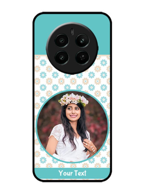 Custom narzo 70 Pro 5G Custom Metal Phone Case - Beautiful Flowers Design