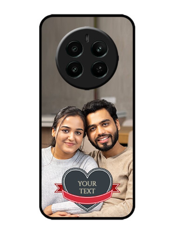 Custom narzo 70 Pro 5G Custom Metal Phone Case - Just Married Couple Design