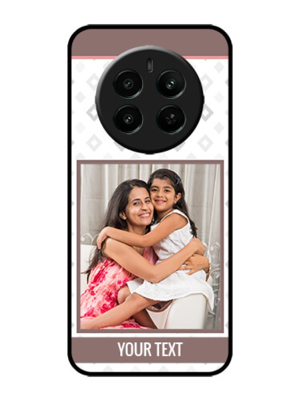 Custom narzo 70 Pro 5G Custom Metal Phone Case - Simple Diamond Design